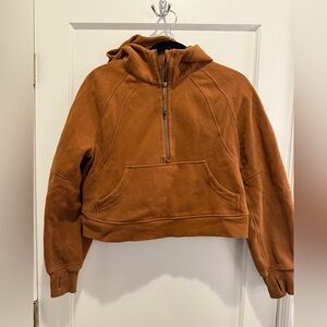 Butternut Brown Cropped Oversize Scuba